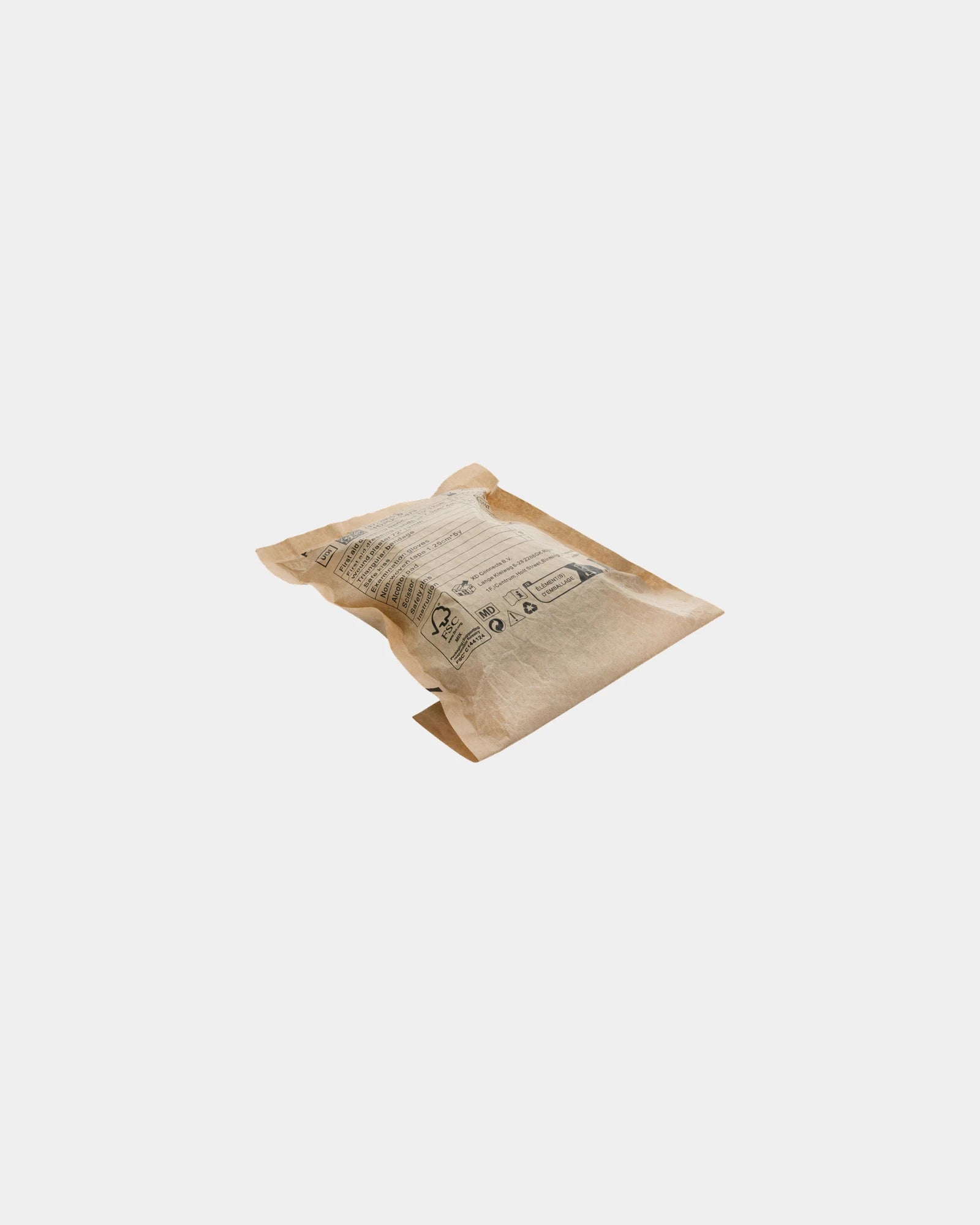 EHBO-set gerecycled PU nubuck RCS om te personaliseren
